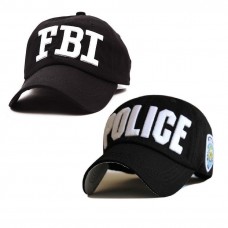 POLICE FBI Embroidered Baseball Caps Cotton Snapback Hats for Hombre Mujer Bone Cap  eb-22219597